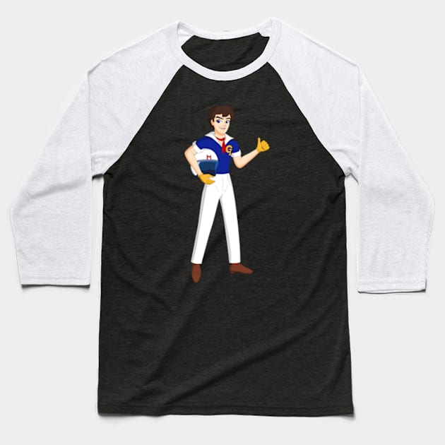 Speed Racer (Go Mifune) Baseball T-Shirt by NobleNotion